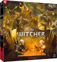 Ilustracja produktu Good Loot Gaming Puzzle: The Witcher (Wiedźmin) Playing Gwent (1000 elementów)